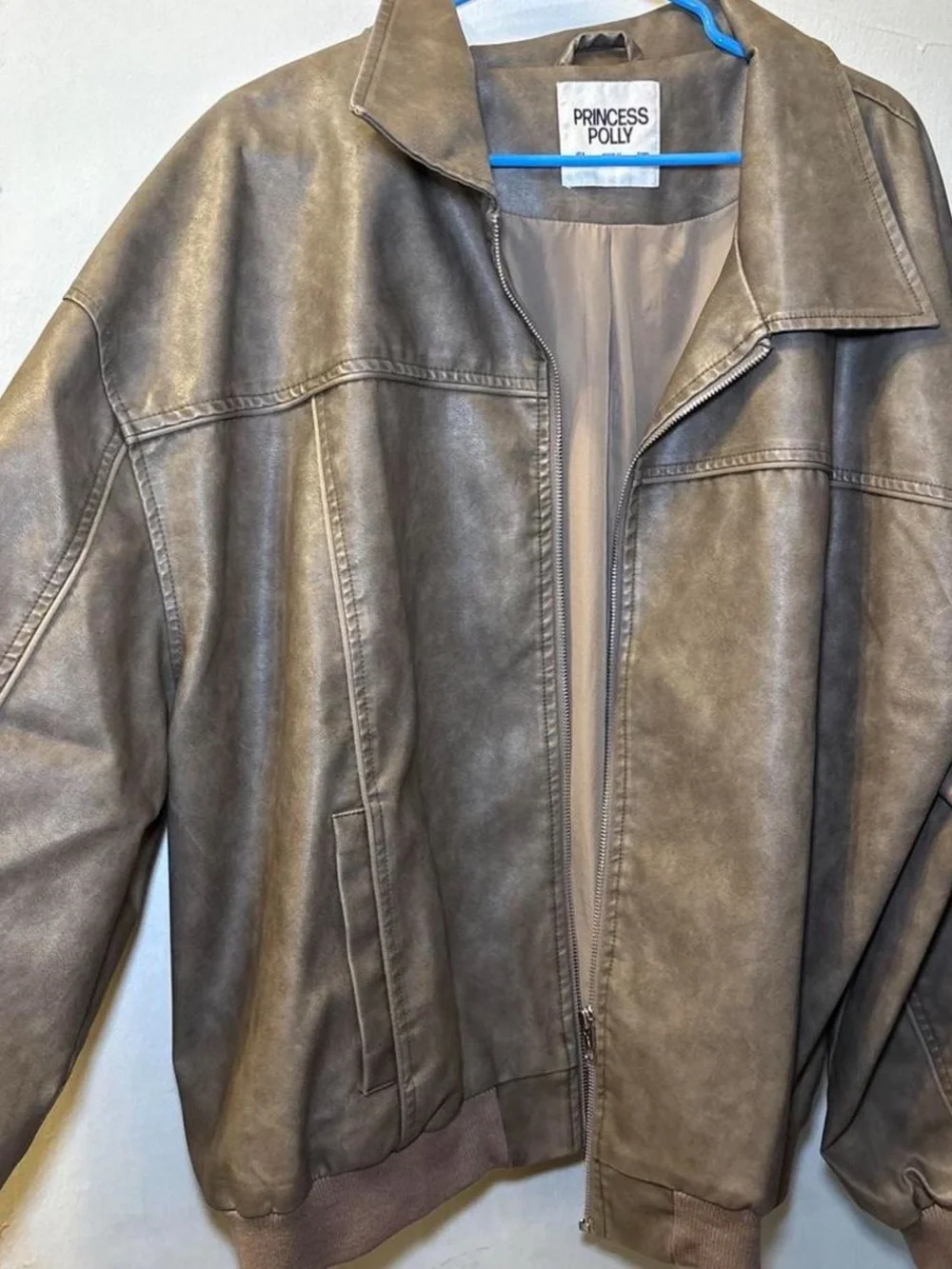 Princess Polly faux leather jacket